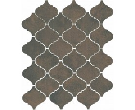 настенная плитка арабески котто коричневый 65004