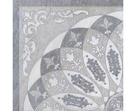 декор монтаньоне серый лаппатированный 1/4 розона hgd/b37/sg1550l