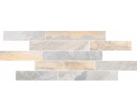 мозайка vulcano резаный бордюр натуральный серый 7рек (k946659r)